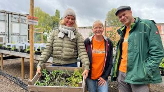 Ulrike Finck ist zu Gast in der Lebendigen Stadtgärtnerei in Berlin Friedrichshain