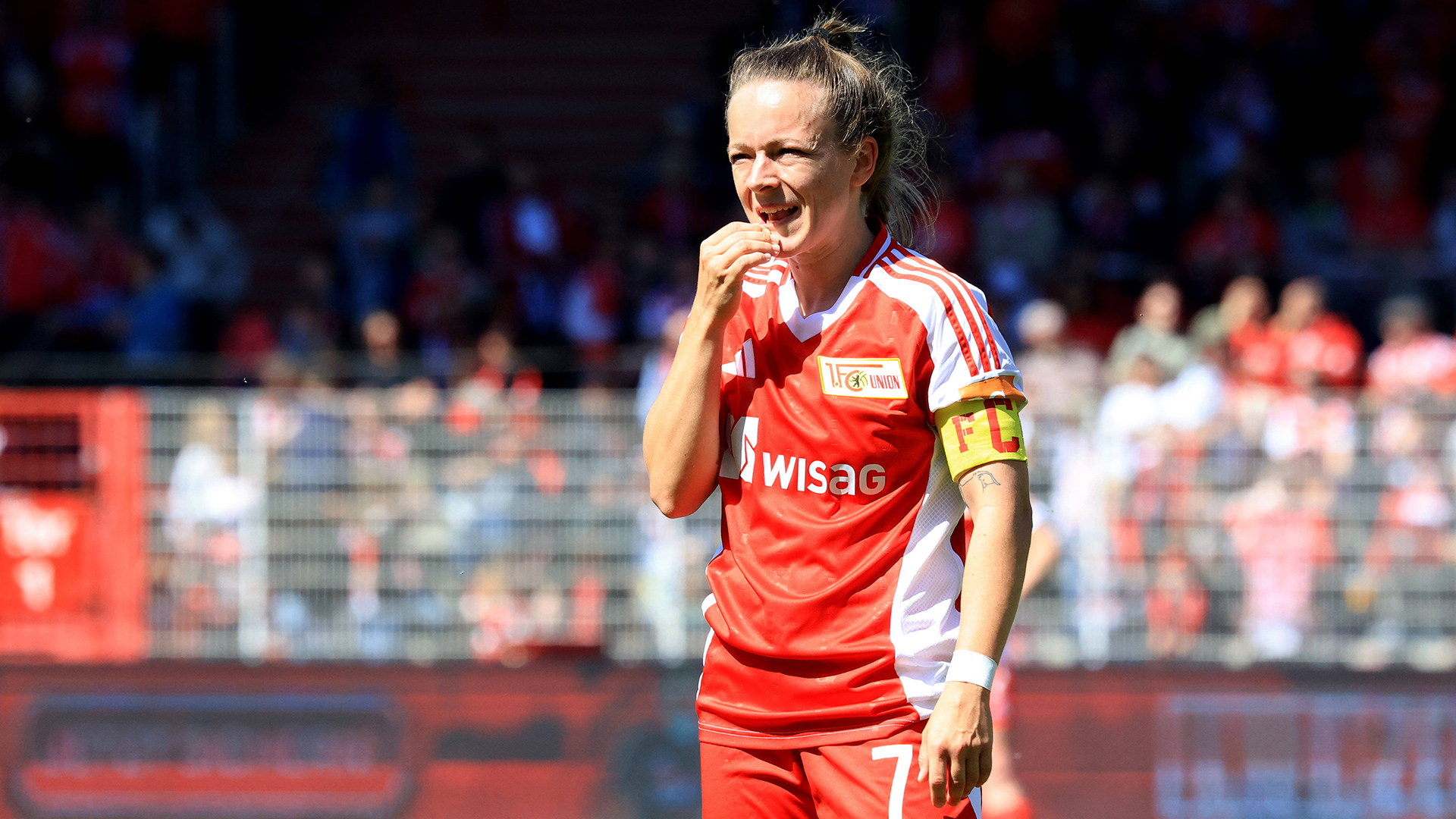 Archiv: Lisa Heiseler während eines Spiels des 1. FC Union Berlin. Quelle: imago images/Nordphoto