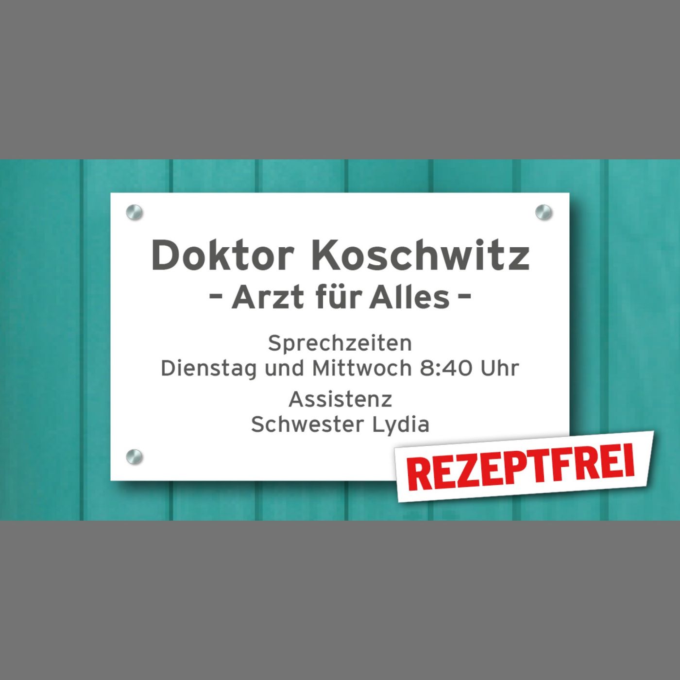 Doktor Koschwitz - Der Arzt; Profilbild zum rbb-88.8-Comedy-Podcast (Quelle: rbb 88.8)