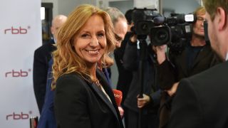 Patricia Schlesinger nach der Wahl (Bild: rbb/Claudius Pflug)